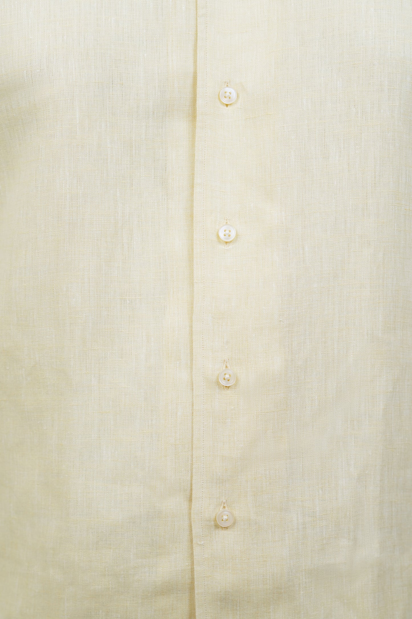 Lime Yellow One Piece Linen Shirt